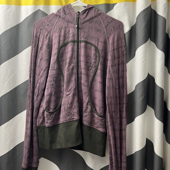 Rare LULULEMON Remix Manifesto Scuba Hoodie Sz 10 - Picture 9 of 9